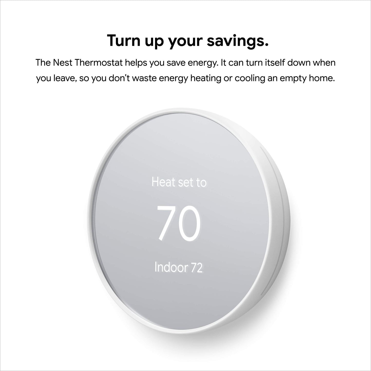 Google Nest Thermostat - Smart Thermostat for Home - Programmable Wifi Thermostat