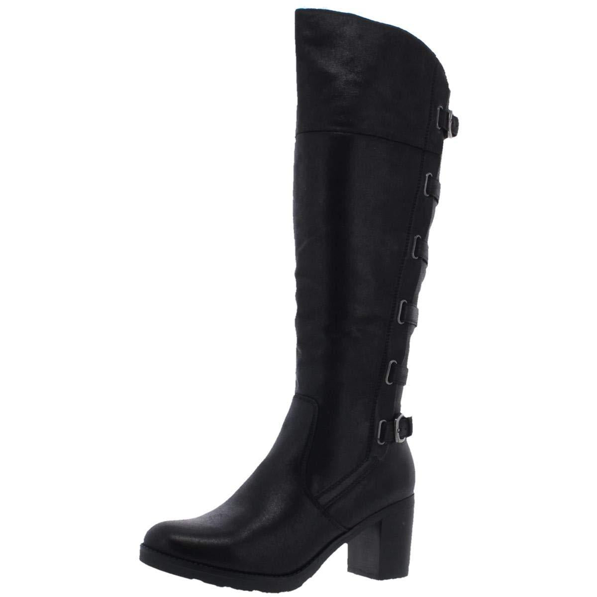 BareTraps Womens Gyllian Closed Toe Knee High Riding Boots, Black, Size 6.5