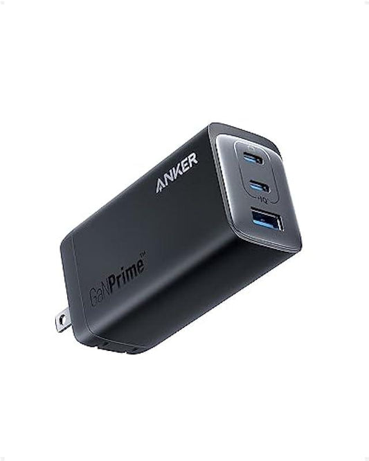 Anker 737 GaNPrime, 120W USB C Charger, PPS 3-Port Fast Compact Foldable Wall Charger for MacBook Pro/Air, iPad Pro, iPhone 15/Pro, Galaxy S22/S21, Dell XPS 13, Note 20/10+, and More Devices