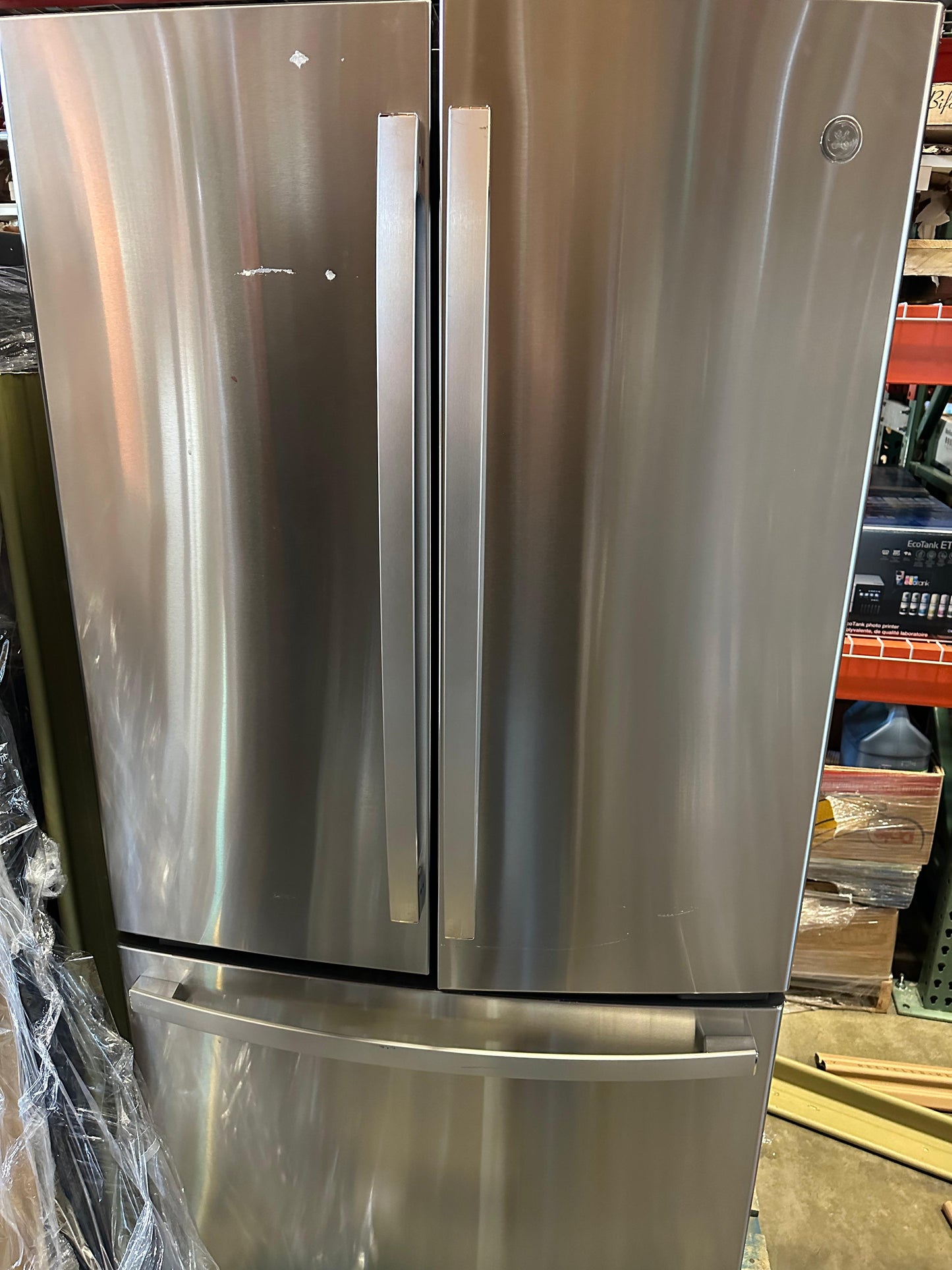 GE Profile™ ENERGY STAR® 23.1 Cu. Ft. Counter-Depth  French-Door PWE23KYNFS MSRP$3,299
