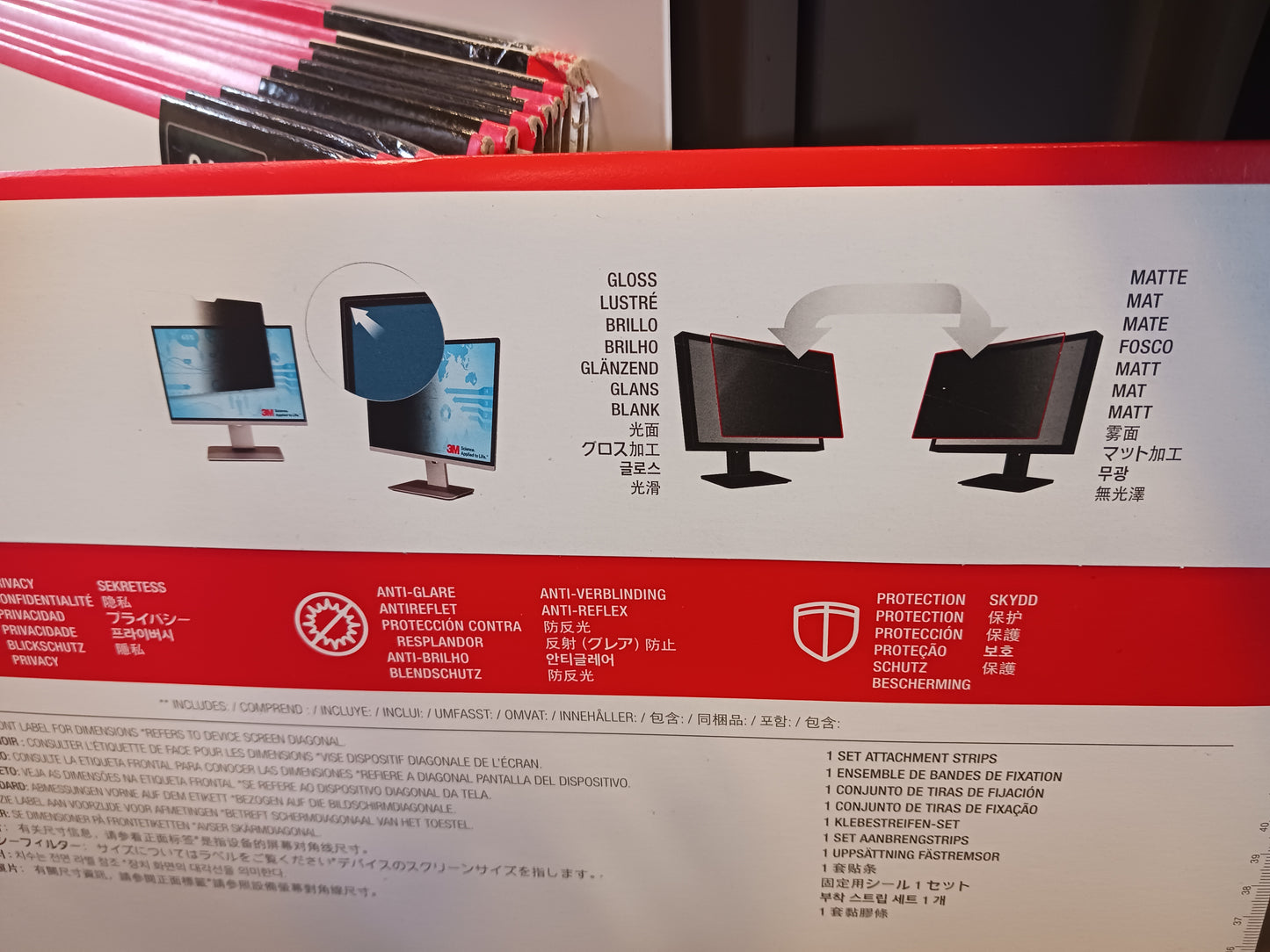 3M™ Privacy Filter for 24" Full Screen Monitors (PF240W9E) (16:9)