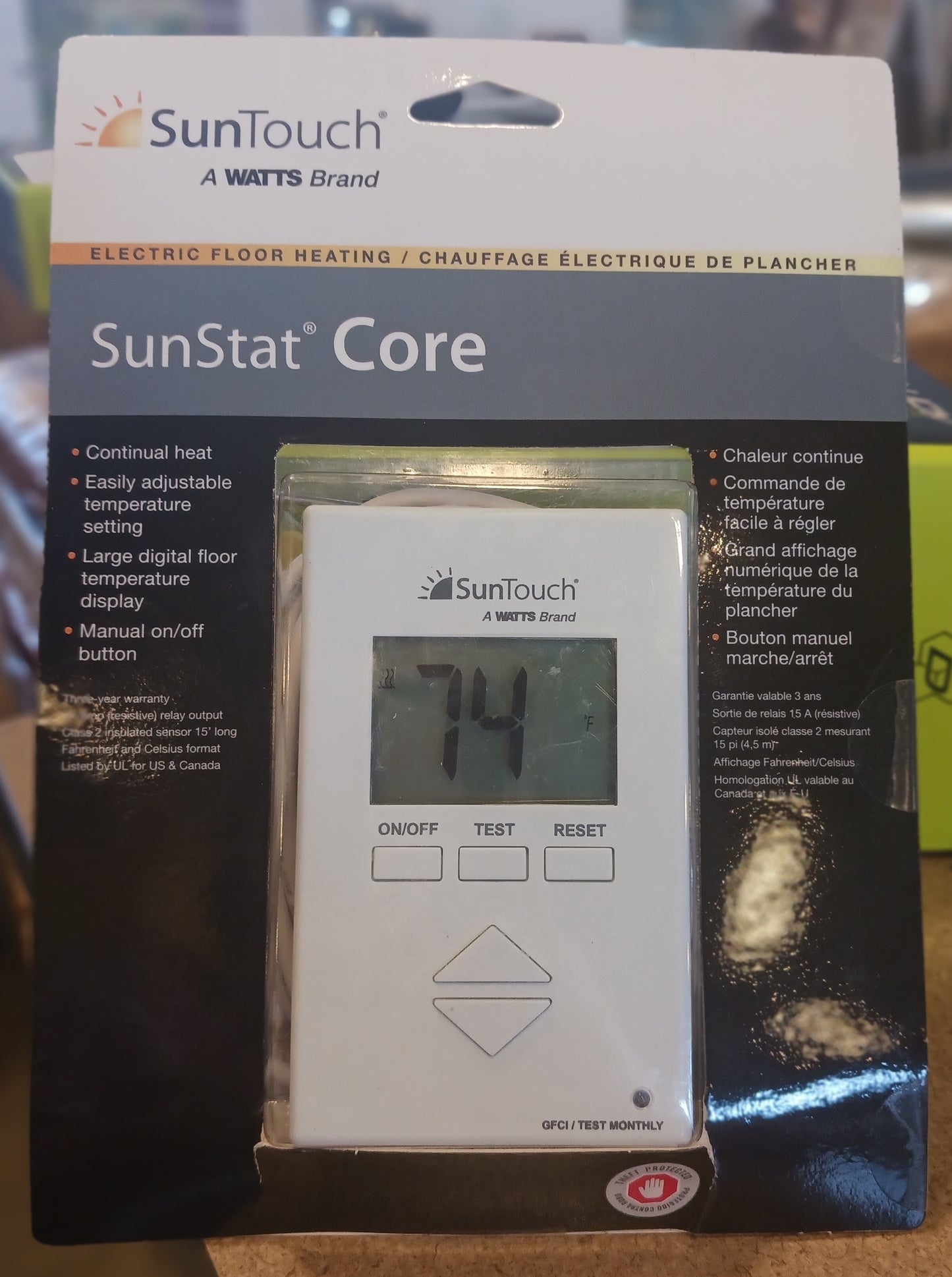 SunStat Core Non-Programmable Floor Heating Thermostat