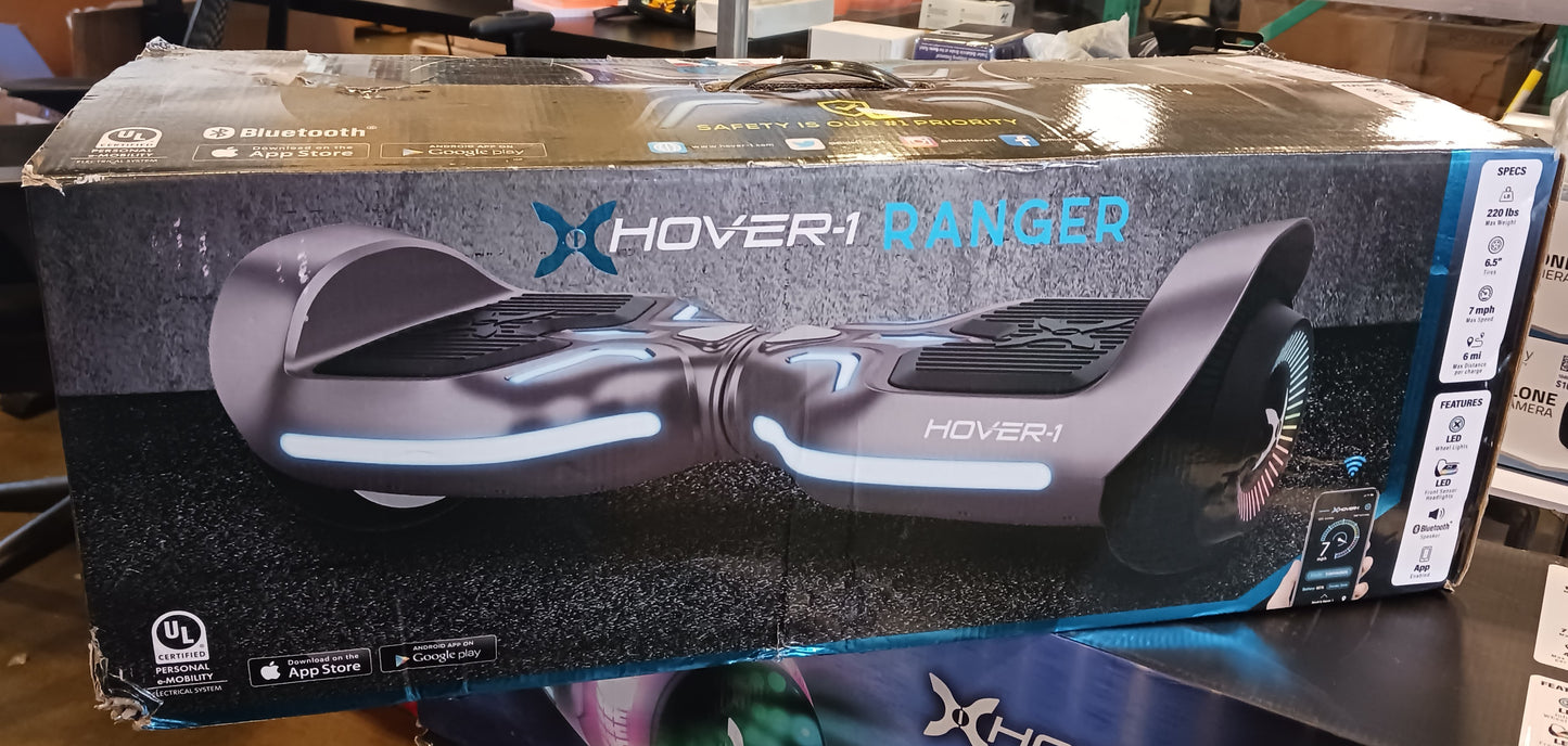 Hover-1 Ranger Electric Self-Balancing Hoverboard with Dual 200W Motors, 7 MPH Max Speed, 6 Miles Max Range, and 6.5” Tires