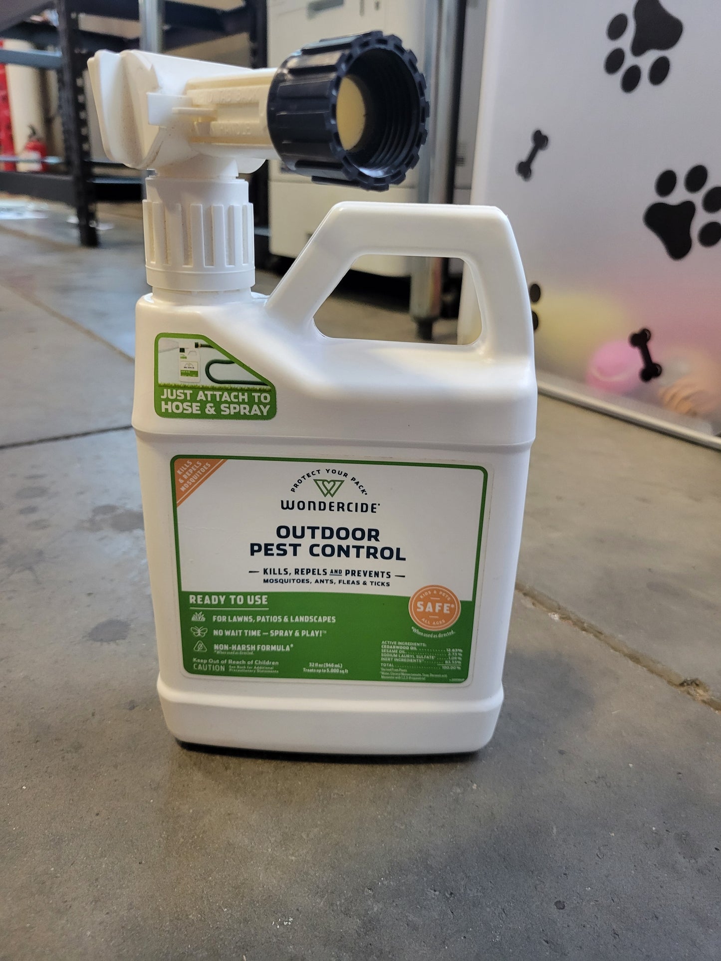 Wondercide - EcoTreat Ready-to-Use Outdoor Pest Control Spray with Natural Essential Oils