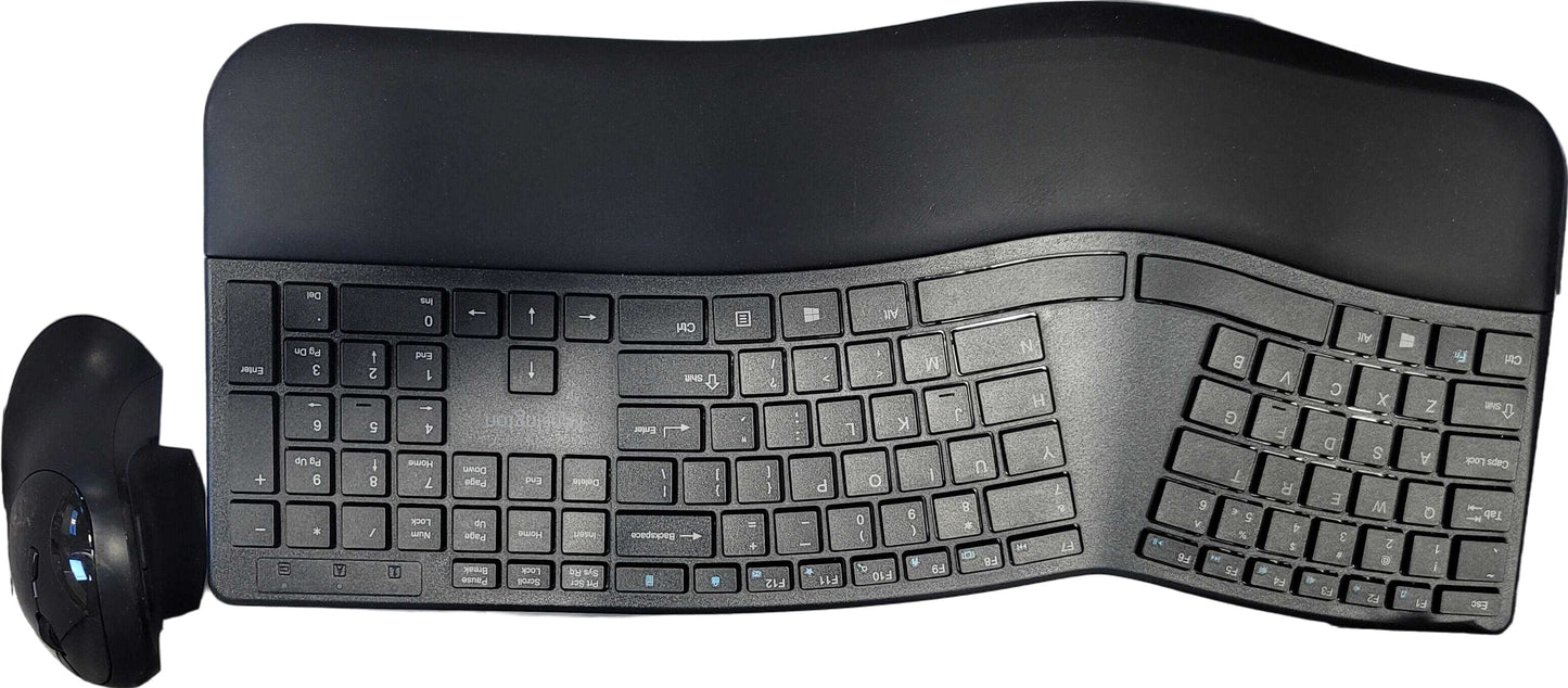 Kensington Pro Fit Ergonomic Wireless Keyboard and Mouse - Black (K75406US)