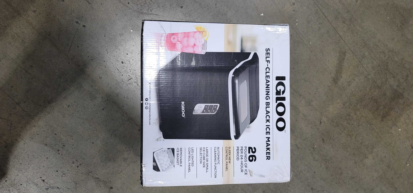 Igloo 26 lb. Portable Ice Maker in Black