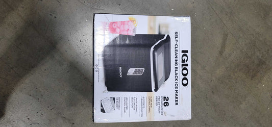 Igloo 26 lb. Portable Ice Maker in Black