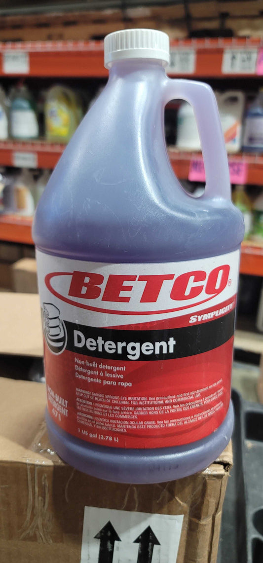 Betco Symplicity Laundry Detergent, Fresh Scent 1 Gallon