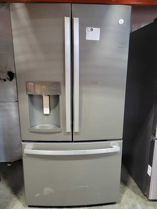 GE 27.8 cu. ft. French Door Refrigerator in Slate, Fingerprint Resistant and ENERGY STAR GFE28GMKES