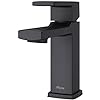 Pfister LG42-DAPB Deckard Single Control 4" Centerset Bathroom Faucet with Push & Seal, Matte Black