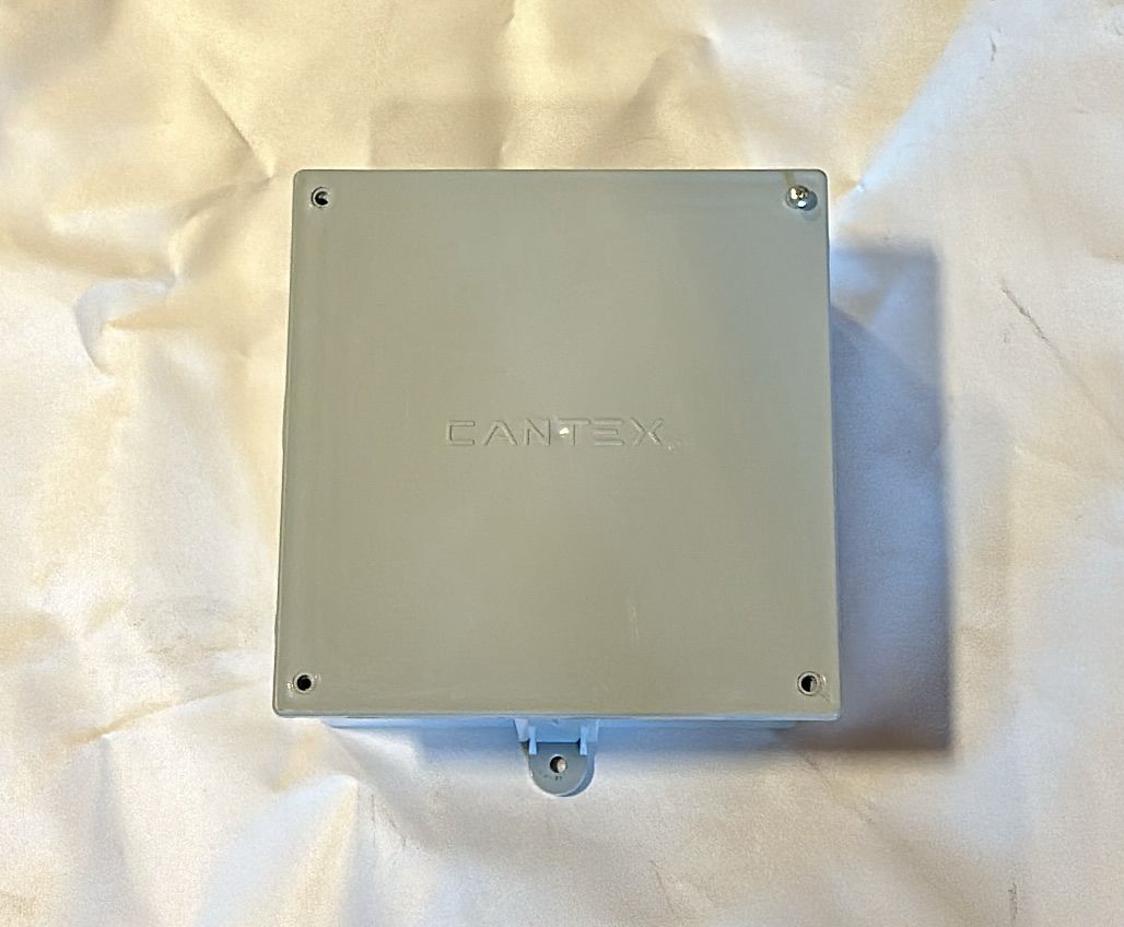 Cantex 8 in. x 8 in. x 4 in. Junction Box