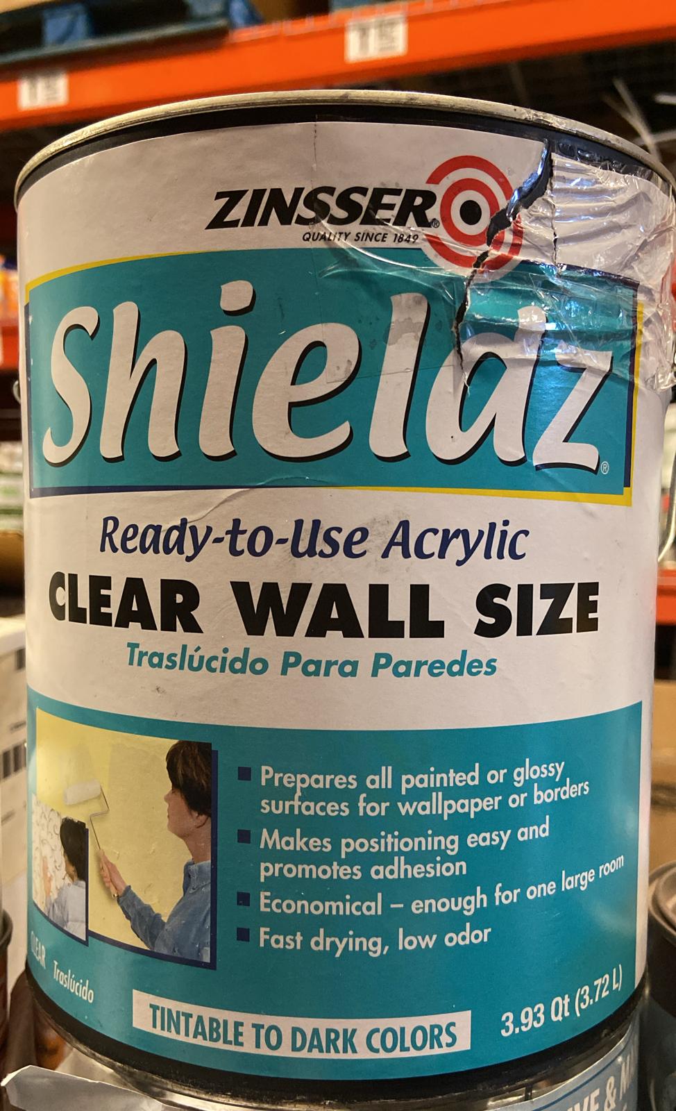 1 gal Zinsser 2101 Clear Shieldz Water-Based Acrylic