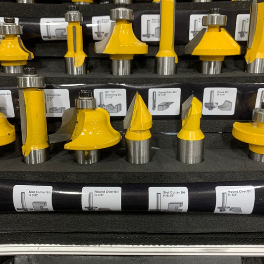 Lot Of Drill Bits Yellow
