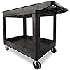 Rubbermaid Commercial Products 2-Shelf Utility/Service Cart, Medium