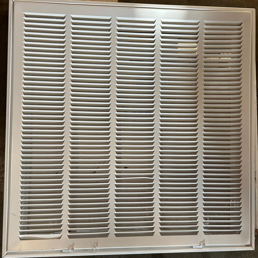 Everbilt 24 in. x 24 in. Steel Return Air Filter Grille in White