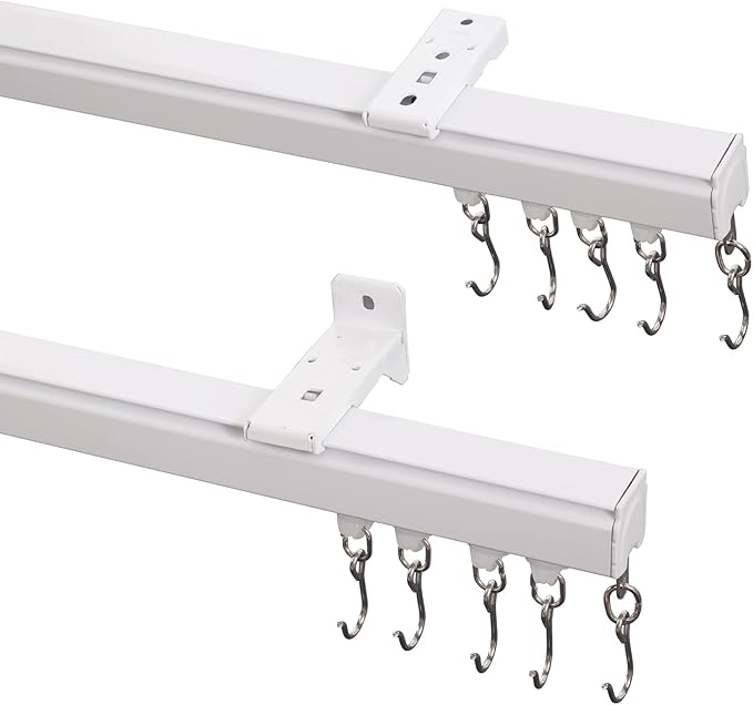 Ceiling Curtain Track (White, 12ft - 18ft)