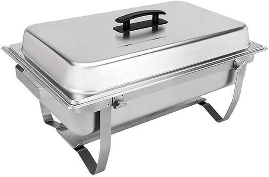 Sterno Chafing Dish, 8 quart, Silver