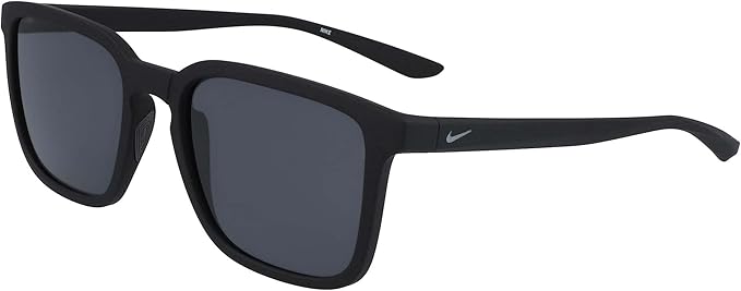 Nike EV1195-001 Circuit Sunglasses Matte Black Frame Color, Dark Grey Lens Tint, 55/20/145