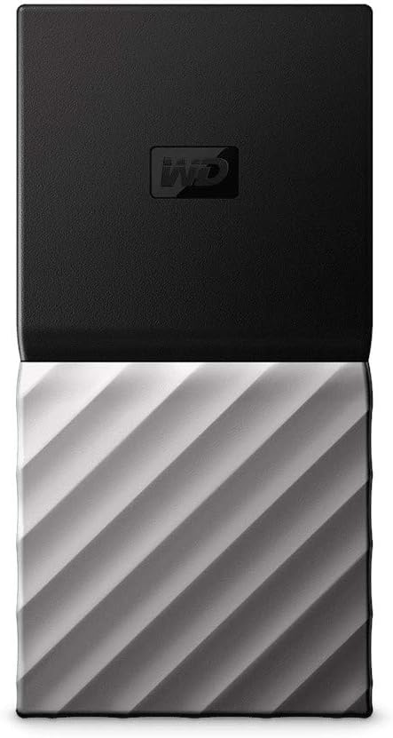 WD 512GB My Passport SSD Portable Storage - USB 3.1 - Black-Gray - WDBK3E5120PSL-WESN