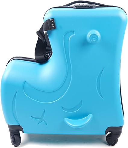 Portable Boys and Girls Children Ride On a Suitcase, for Parents To Rest Assured Kids Luggage Sets, 20" Kid Ride On Suitcase Child Stroller Luggage, Suitcase Carry-On Luggage with Wheels Suitcase