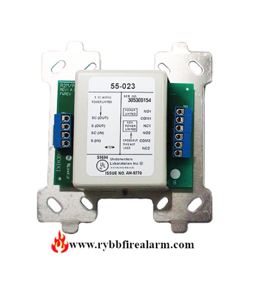 FIKE 55-023 Fire Alarm Dual Relay Module AH-9770 Hochiki R2M/RM