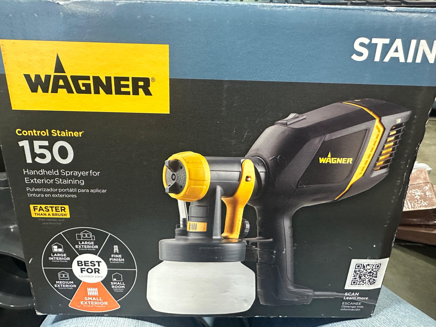 Wagner 0529051 Control Stainer 150 HVLP Handheld Sprayer