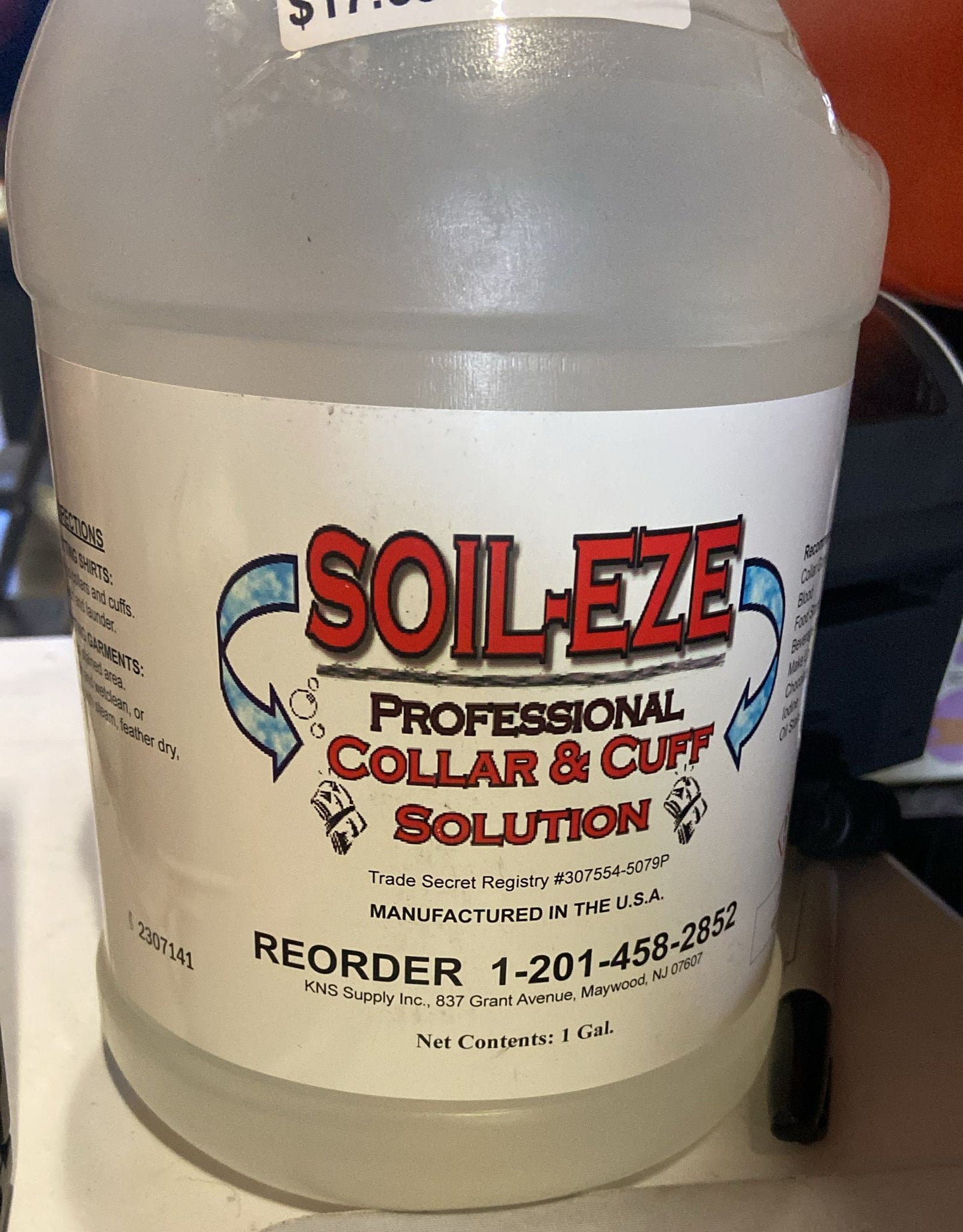 SOIL-EZE PROFESSIONAL COLLAR & CUFF SOLUTION