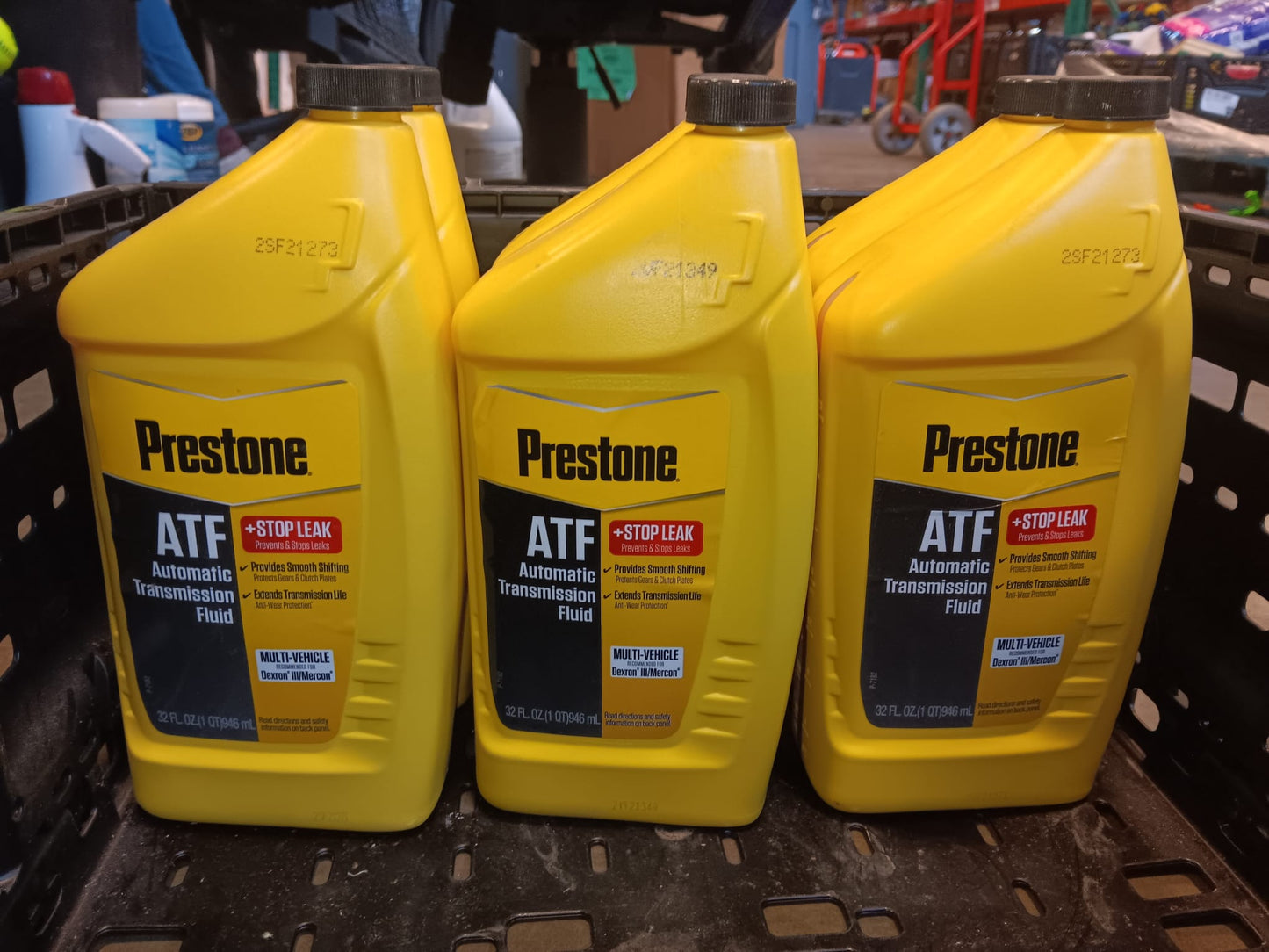 Prestone AS272 Multi-Vehicle Automatic Transmission Fluid with Stop Leak - 32 oz.