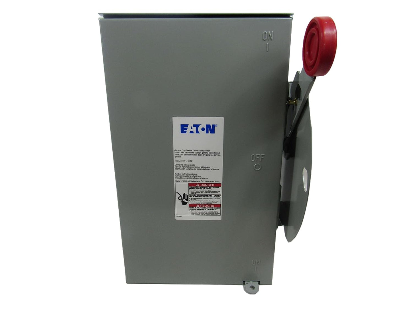 Eaton - DH361FRK, 30amp  3 Wire 3 Pole Fusible K Series Heavy Duty Safety Switch