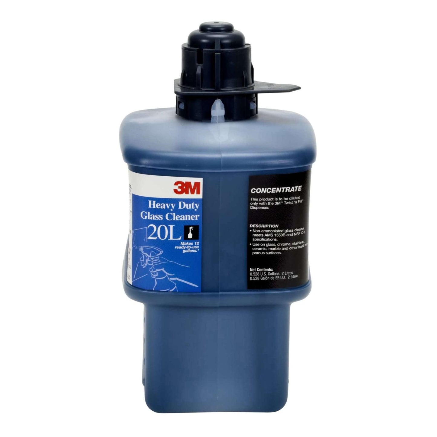 3M™ 20L Heavy- Duty Glass Cleaner Concentrate, 2 Liters