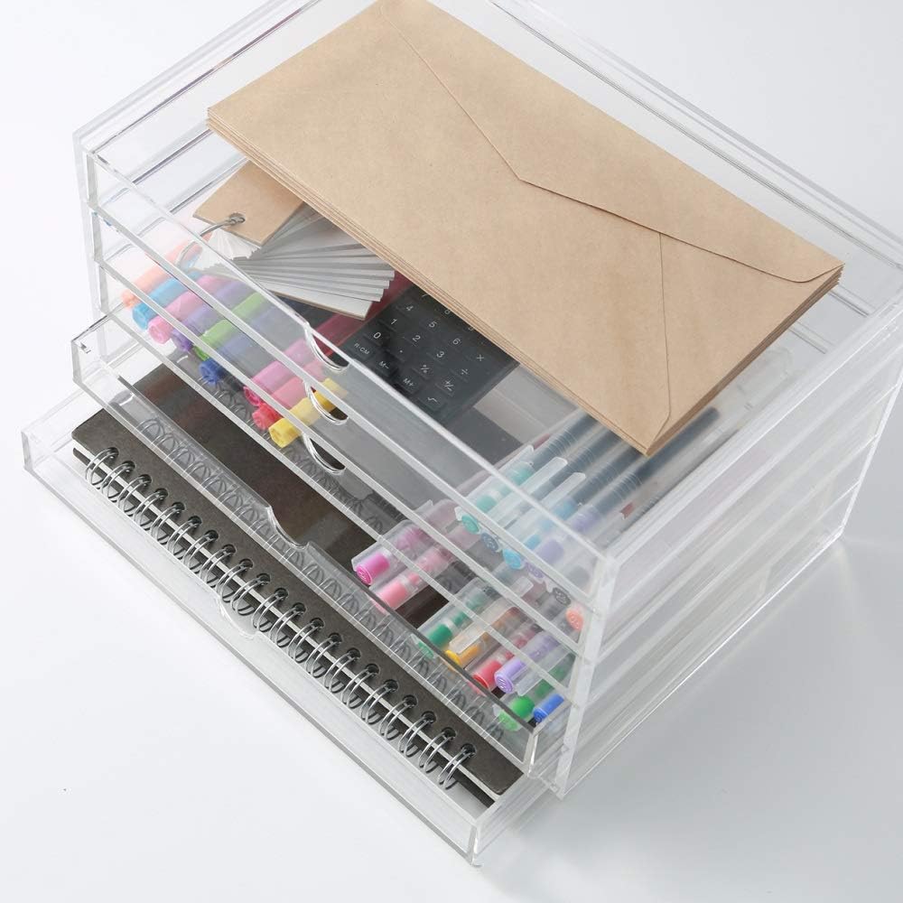 MUJI MoMA Acrylic Case 5 Drawers