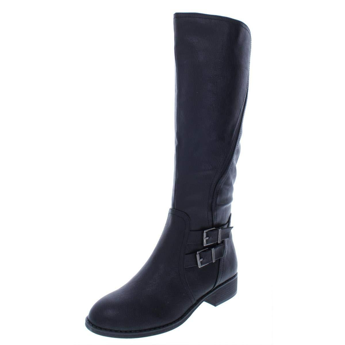 Style & Co. Womens Milah Almond Toe Knee High Riding Boots, Black