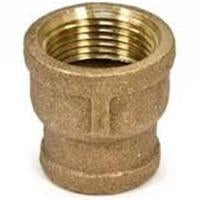 Merit Brass X112-0804 Pipe Reducer Coupling, 1/2 x 1/4 in Nominal, FNPT End Style Brass