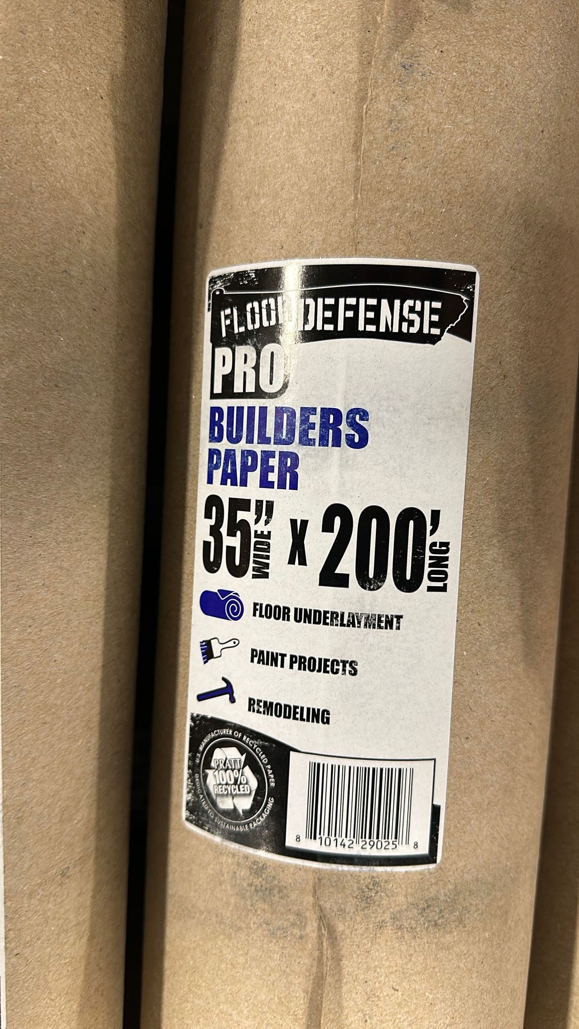 Floor Defense 35 in. x 200 ft. Builders Paper