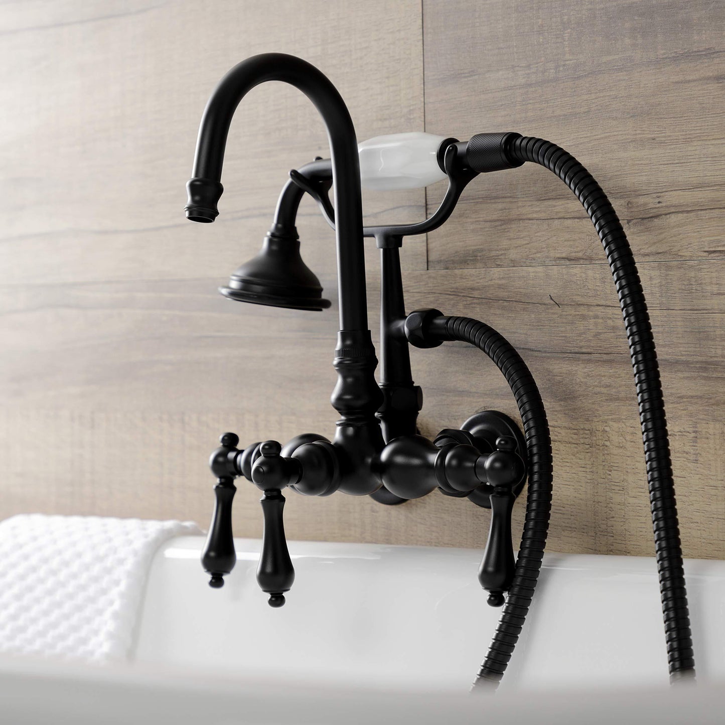 Kingston Brass - AE7T0 / Concord Tub Only Faucet, Matte Black