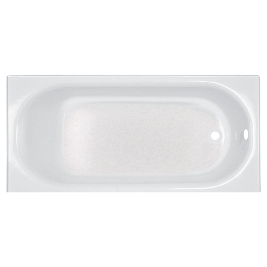 American Standard 2391202.020 Princeton 60x30-inch Apron-Front Bathtub Right Hand Drain in White with Deep Soak Drain in White (WITH DETAILS)