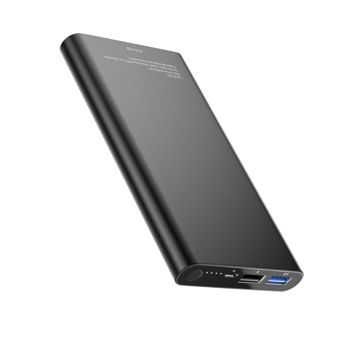 EnergyCell 10000mAh Power Bank Slim Portable Charger Dual USB Ultra-Compact Small Battery Pack Compatible with iPhone 15 14 13 12 Pro Max Samsung Galaxy and More