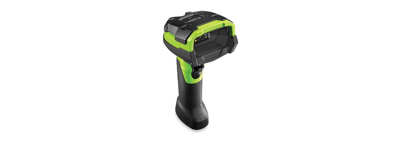 Zebra Enterprise DS3678-HD2F003VZWW Series 3600 Cordless Ultra-Rugged Scanner, High Density 1D/2D Imager, Fips, Vibration Motor, Industrial Green