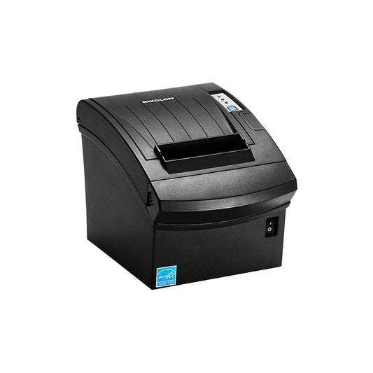 Bixolon SRP-350PLUSIIICOBIG Thermal Printer with Power Supply and USB Cable, Bluetooth Wi-Fi/USB/Ethernet, Black