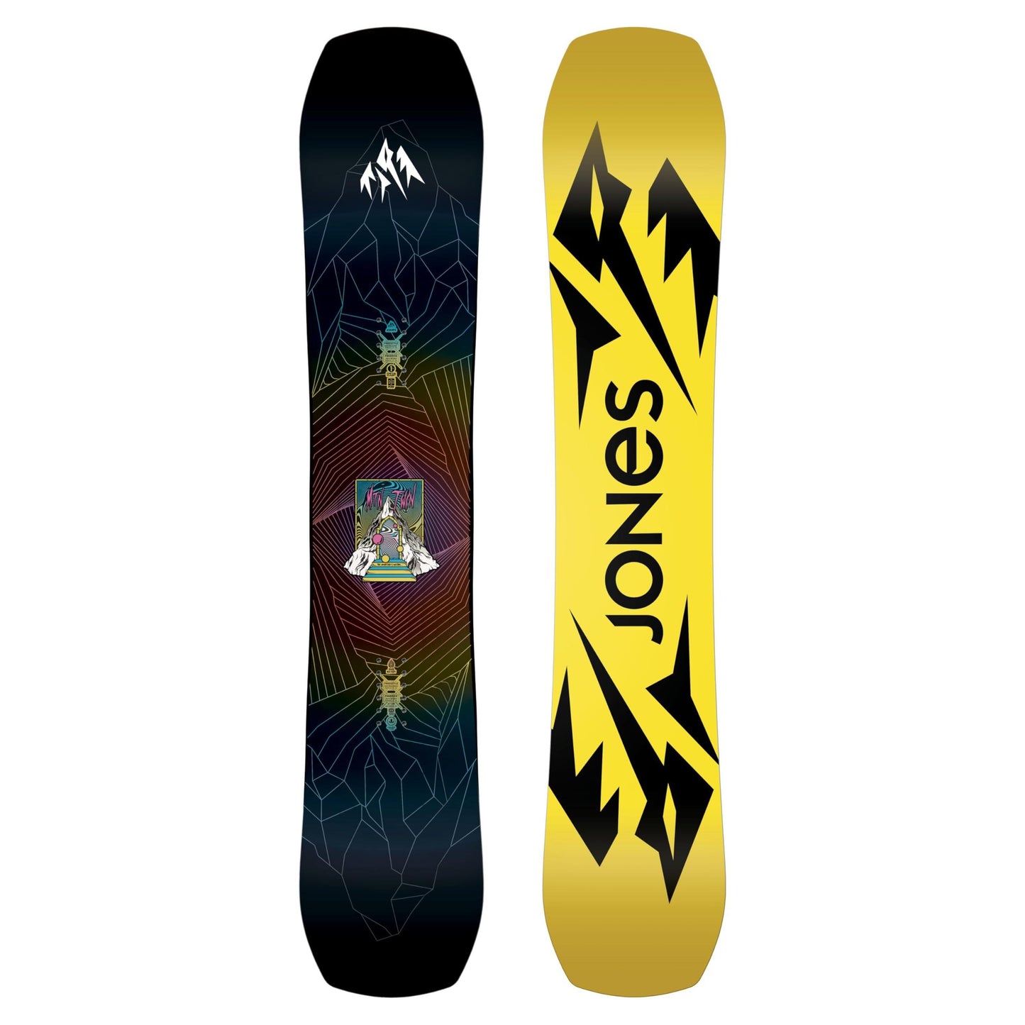 JONES - Men's Mountain Twin, Snowboards Directional Freeride, Ideal for Freeride, Freestyle and Backcountry pow