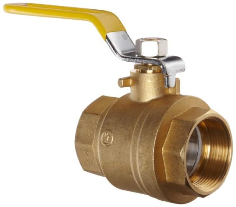 Apollo 94A Series Brass Ball Valve, Two Piece, Inline, Lever, 1/2" NPT Female