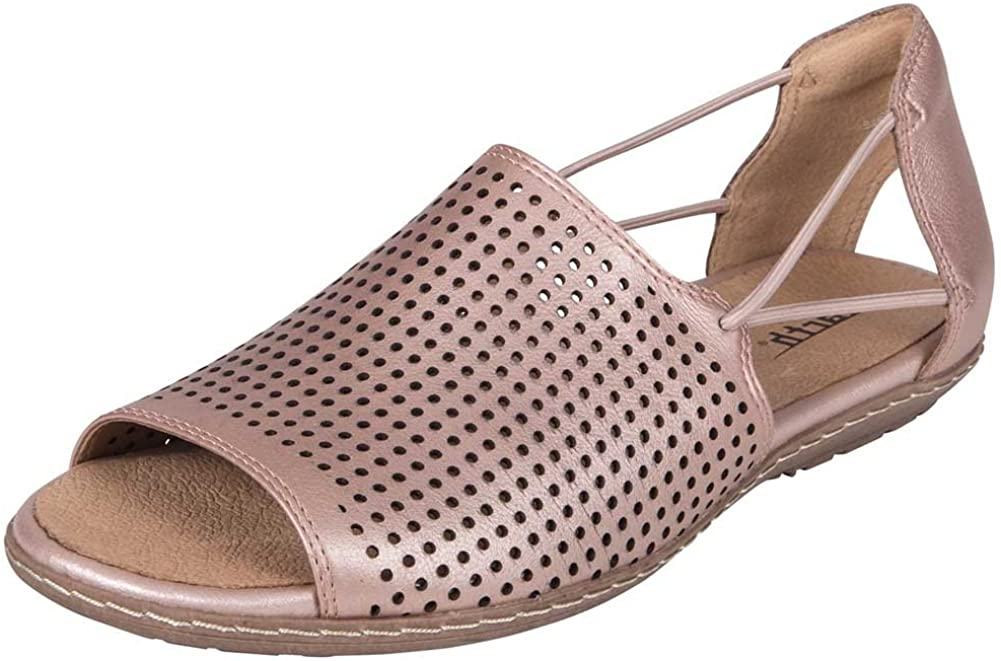 Earth Shelly - Women's Slip-On Breathable Sandal - Blush Size 6