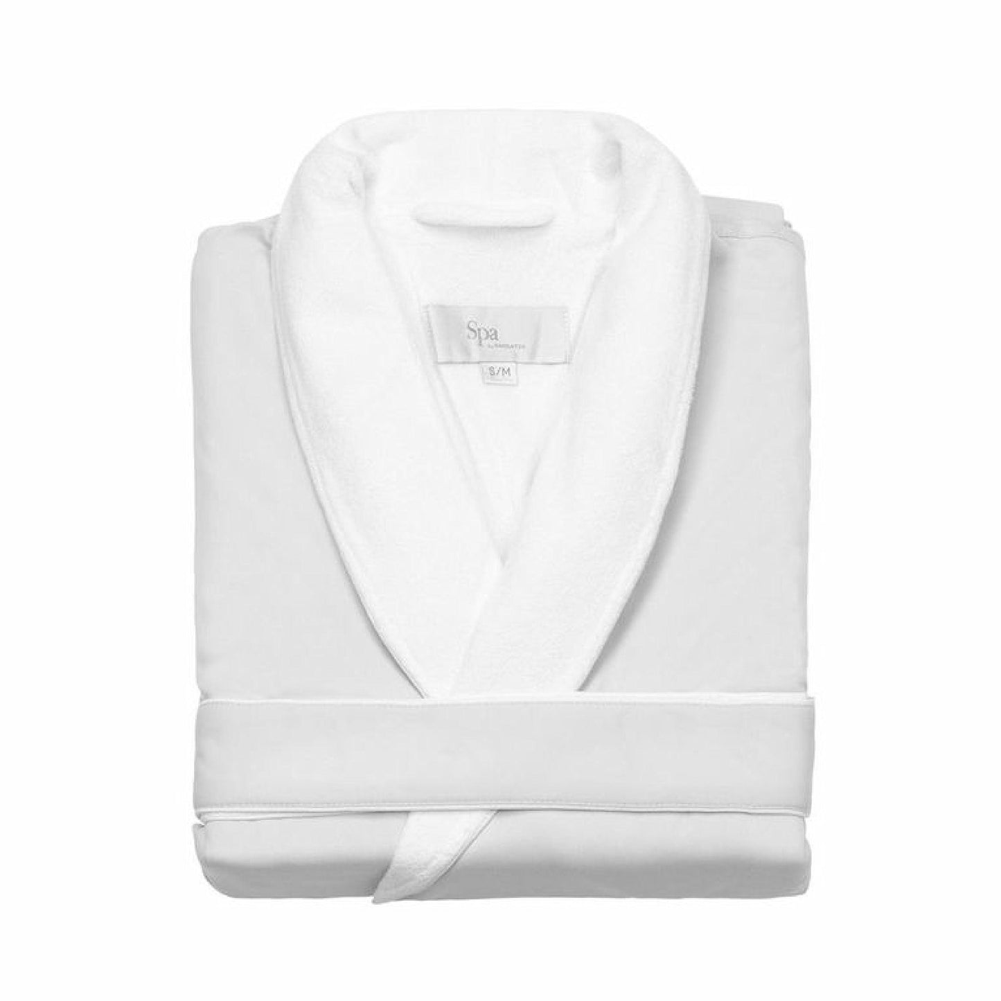 Kassatex SRK-148-W Spa Robe, White (Small/Medium)