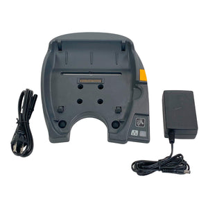 Zebra QLn420-EC P1049723 Ethernet Charging Dock Cradle P1050667-018 with AC Adapter for QLn420 Thermal Label Printer