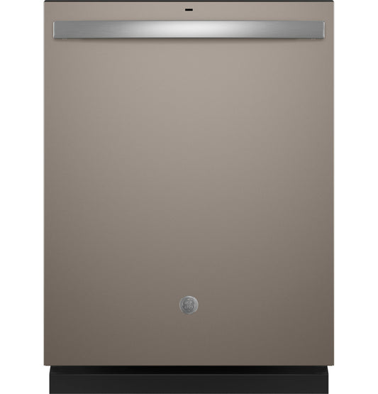 GE® ENERGY STAR® Top Control with Plastic Interior Dishwasher with Sanitize Cycle & Dry Boost Model #: GDT550PYRFS