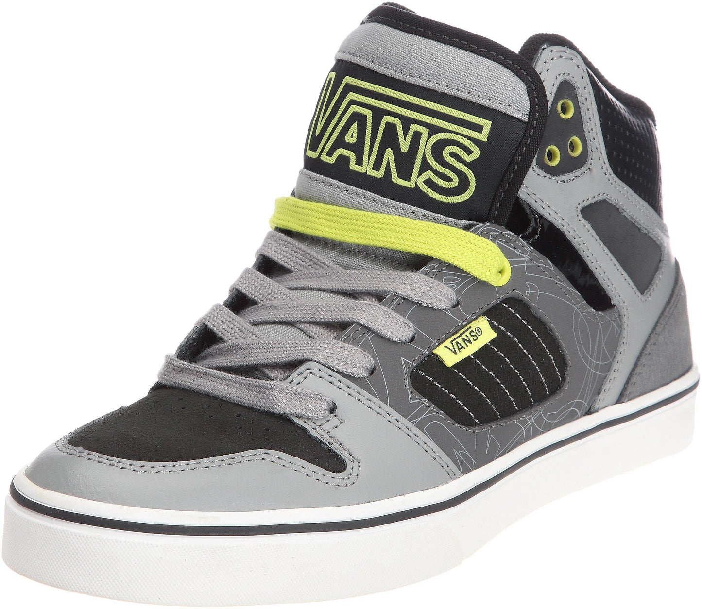 Vans Alred Pewter/Raven/Neon Men's Size 7.5