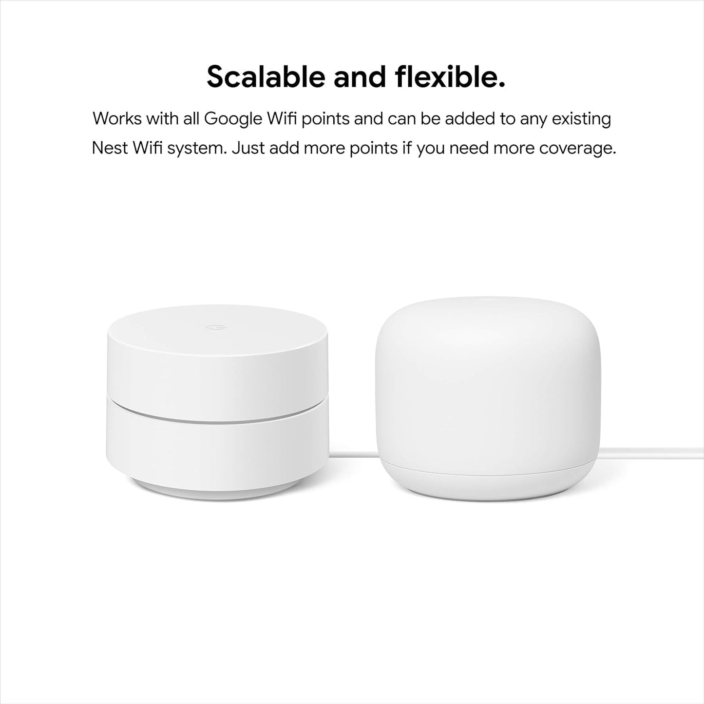 Google Wifi - AC1200 - Mesh WiFi System - Wifi Router - 4500 Sq Ft Coverage - 3 pack Open Box