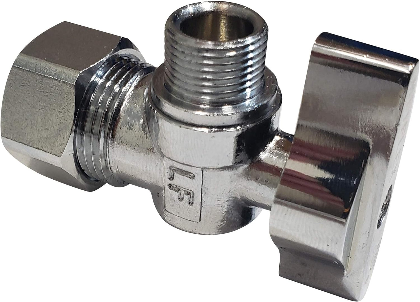 Aquaflo E-Z Turn Ball Valve V-103-A-LL Angle Stop 1/2 Crimp Pex x 3/8 OD PACK of 10