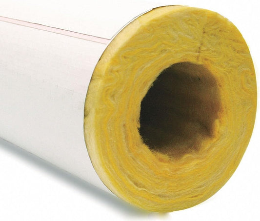 Owens Corning 1-1/4" x 3 ft. Fiberglass Pipe Insulation, 1/2" Wall (Pack Of 14)