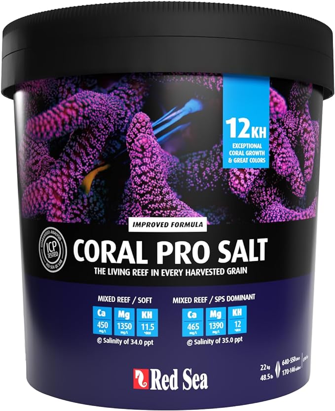 Red Sea Fish Pharm ARE11230 Coral Pro Marine Salt for Aquarium, 175-Gallon